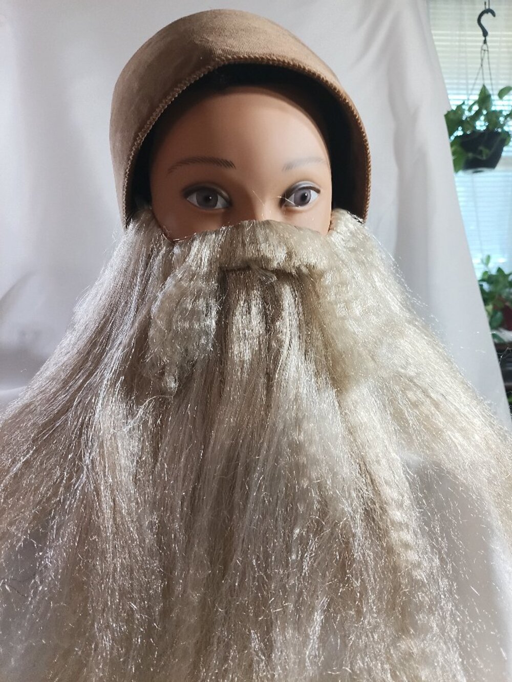 Costume Old Man Mustache and Beard Combination Wig